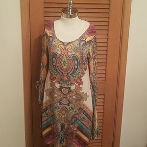 Beautiful Large Amma tunic multicolored